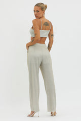 Joyeux Straight Leg Pants Champagne