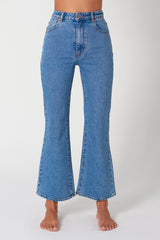 ROLLA'S Eastcoast Flare Ankle Lucy Mid Vintage Blue