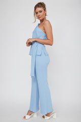 Austin City Textured Pants Blue